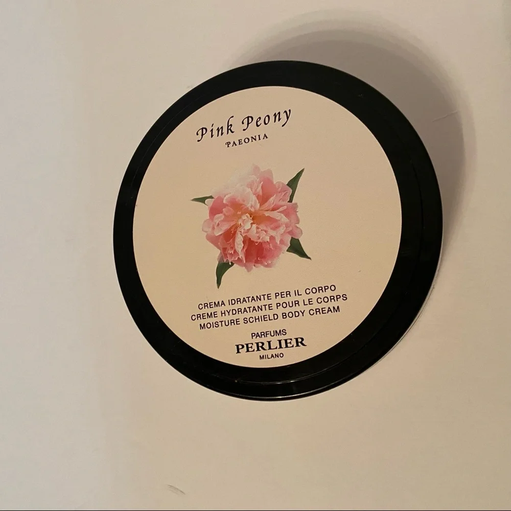 NEW PERLIER PINK PEONY MOISTURE SCHIELD BODY CREAM SEALED NWT 6.7 fl oz BEAUTY